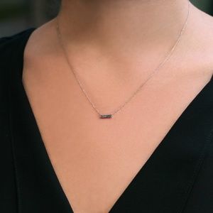 Dana Rebecca Sylvie Rose Bar Necklace
